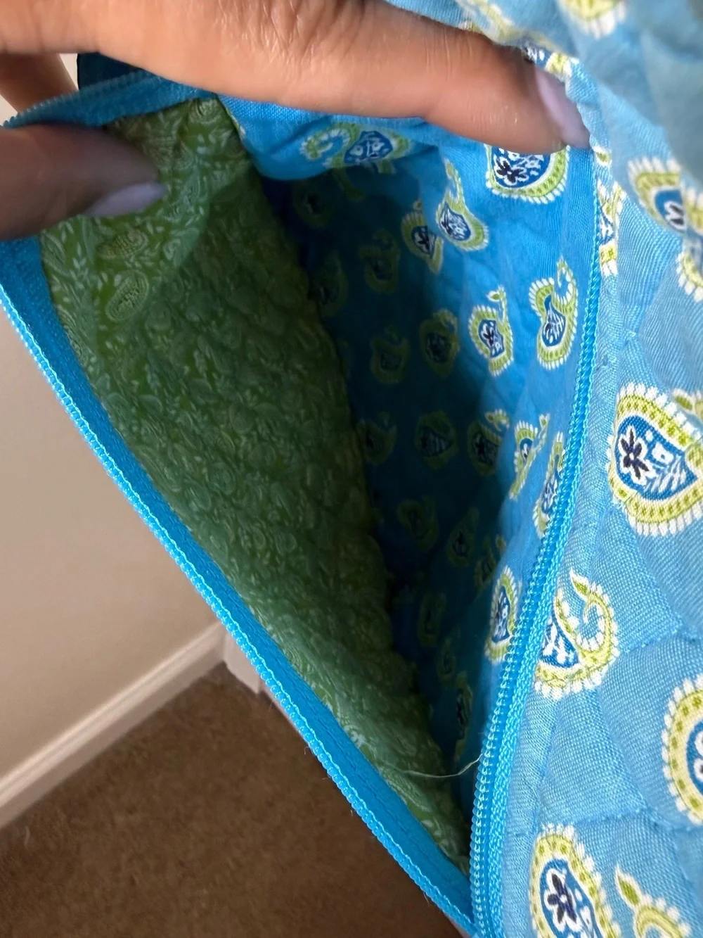 Vintage blue paisley Vera Bradley mini backpack